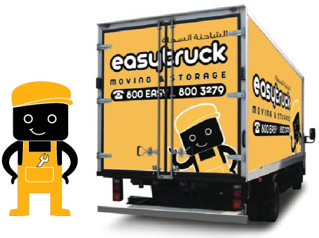 Easy truck and mascot Ernie